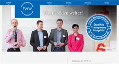 Desktop Screenshot of forumwerteorientierung.org